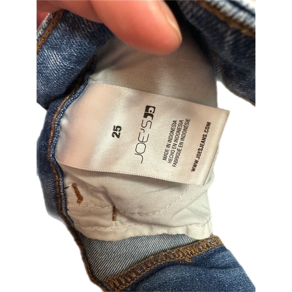 Joes Jeans Womens‎ Size 25 Flare Leg Distressed Frayed Hem Blue Denim Jeans - Picture 5 of 7